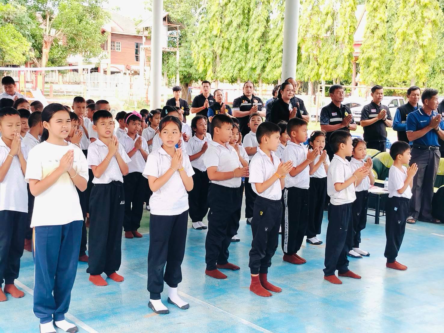 วันที่ 14 สิงหาคม 2569 นำโดยนายจิรศักดิ์ วิชัย นายกเทศมนตรีตำบลเก่ากลอย พร้อมคณะผู้บริหาร สมาชิกสภาเทศบาล หัวหน้าส่วนราชการ ร่วมเปิดโครงการสถานศึกษาปลอดภัย การอบรมอัคคีภัยฯ ปี2569 โรงเรียนบ้านหนองแสง ได้รับการสนับสนุนงบประมาณจากกองทุนหลักประกันสุขภาพเทศบา
