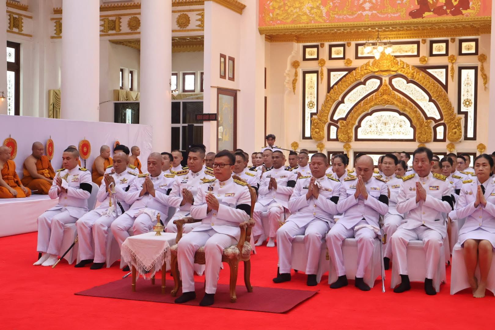 ร่วมงานพิธีบำเพ็ญกุศลปัญญาสมวาร 50 วัน เพื่ออุทิศถวายเป็นพระกุศลแต่ สมเด็จพระเจ้าลูกเธอ เจ้าฟ้าพัชรกิติยาภา​ นเรนทิราเทพยวดีกรมหลวงราชสาริณีสิริพัชร​ มหาวัชรราชธิดา