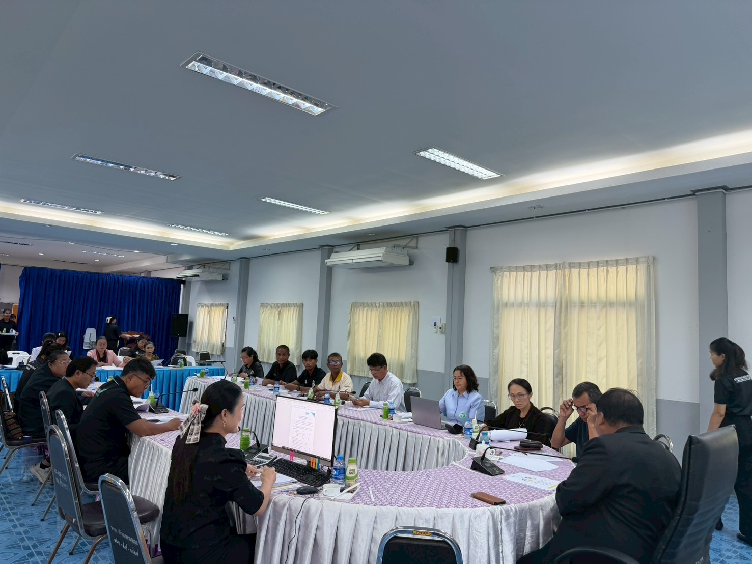 วันที่ 19 กุมภาพันธ์ 2569 การประชุมคณะกรรมการบริหารกองทุนหลักประกันสุขภาพ  เทศบาลตำบลกันทรอม ครั้งที่ 1 ประจำปีงบประมาณ 2569